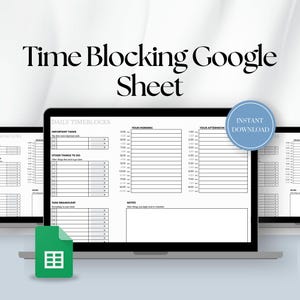 Timeboxing Planner for Daily Schedule, Productivity, Time Management, Daily To-Do List Template, Time blocking DECGS5