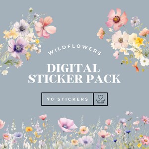 Spring Digital Stickers | Goodnotes Flower Stickers | Plant Stickers | Goodnotes Planner Collection Notability Ipad Set Png Floral Stickers