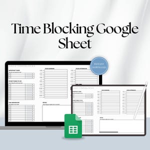 Timeboxing Planner for Daily Schedule, Productivity, Time Management, Daily To-Do List Template, Time blocking DECGS5