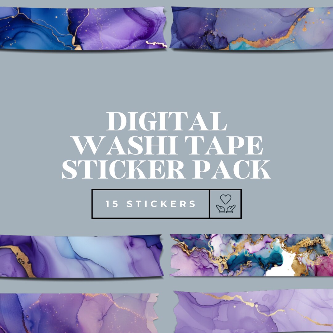 Goodnotes Stickers | Goodnotes Planner | Masking Tape | Digital Washi ...
