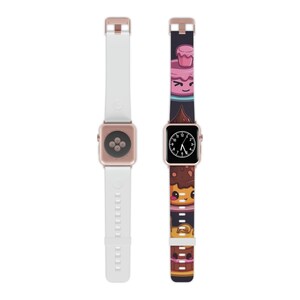cute dessert characters Watch Band for Apple Watch