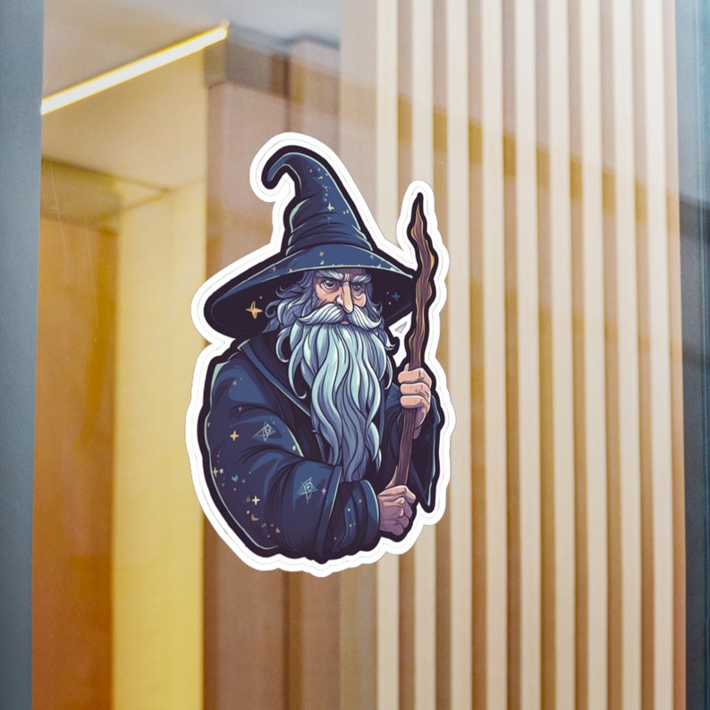 Wizard Vinyl Decal Sticker - Etsy