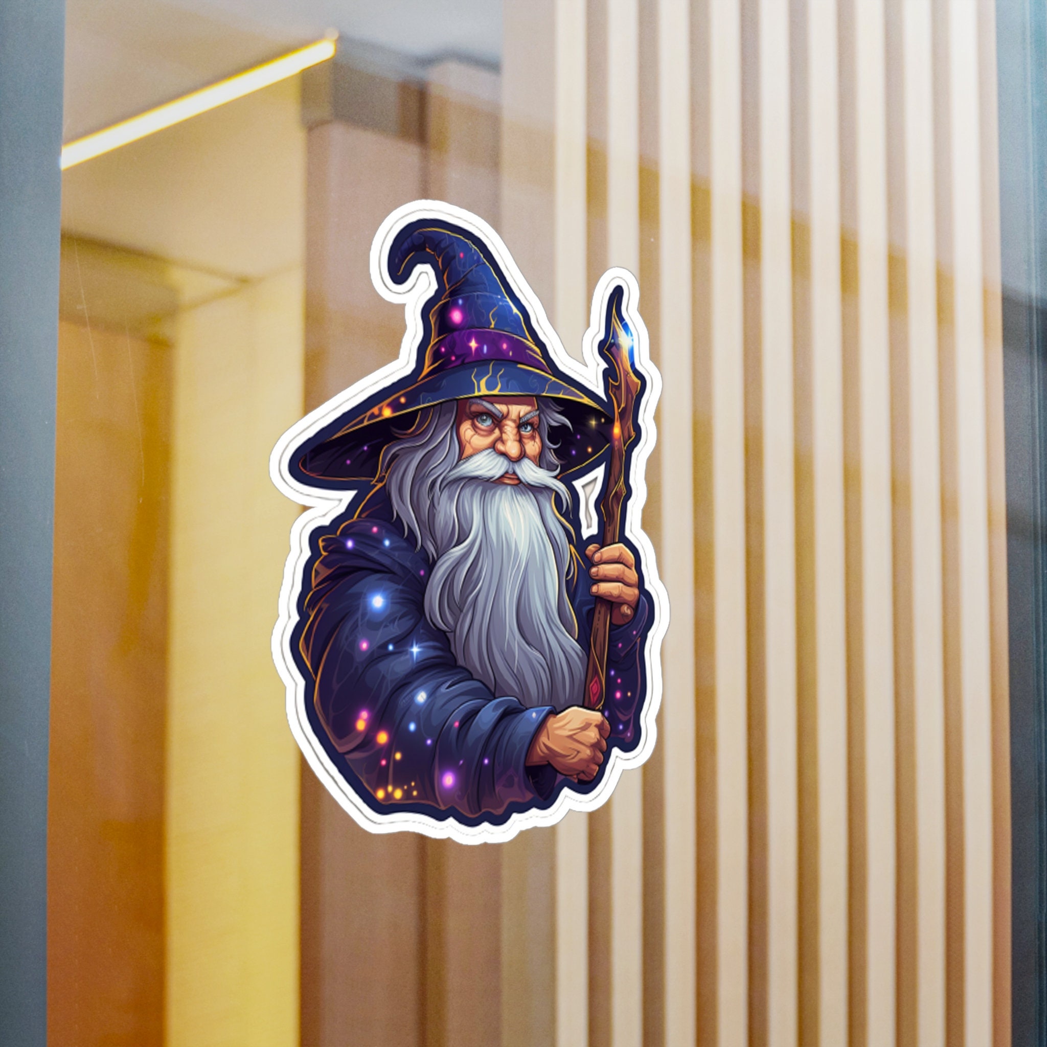 Galactic Wizard Vinyl Decals - Etsy