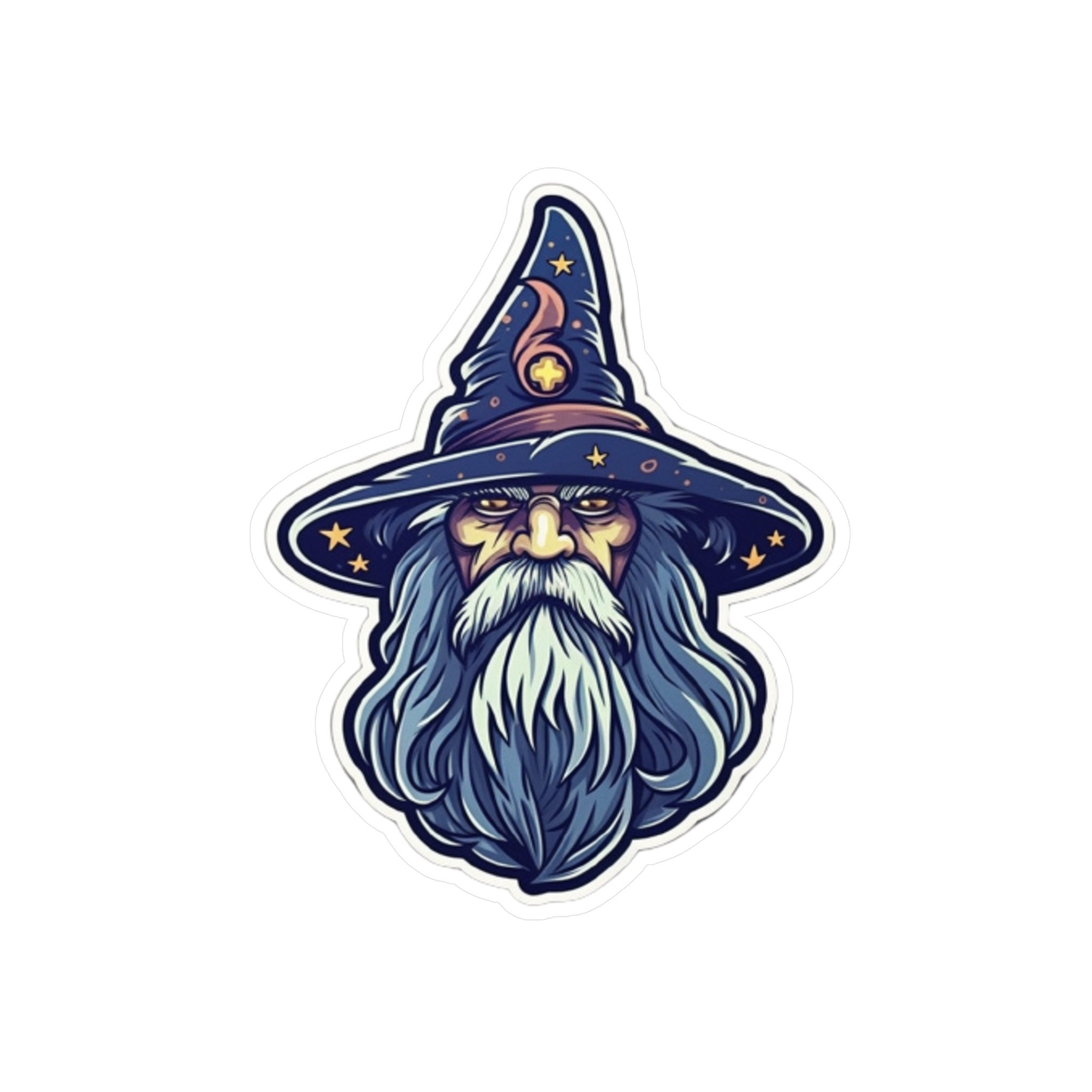 Wizard Vinyl Decal Sticker - Etsy