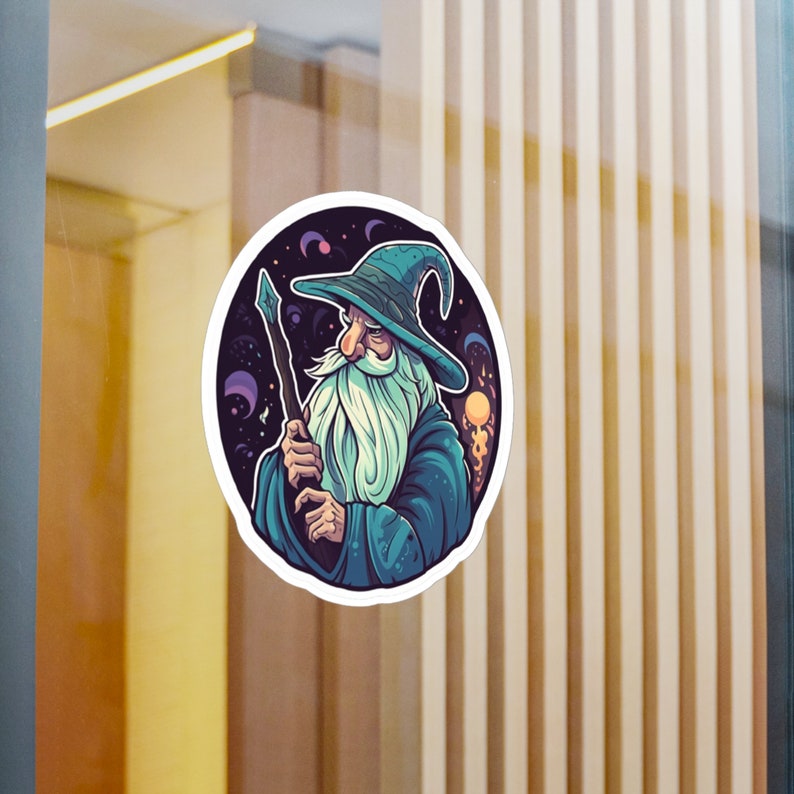 Wizard Vinyl Decal Sticker - Etsy