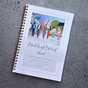 Spread the Good News Notebook Congress 2024 / Gift JW / Baptism JW image 3