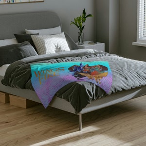 Soft and cozy Wings of Fire Minky Blanket for Kids