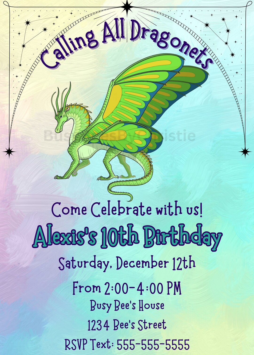 custom-wings-of-fire-luna-birthday-invitation-template-etsy