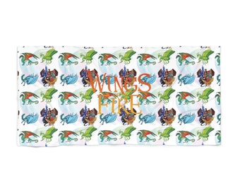 Serviette de plage ailes de feu