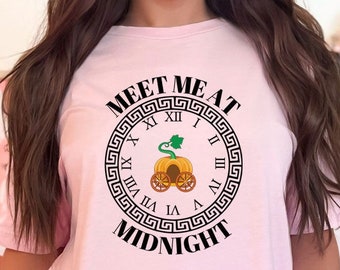 Meet Me at Midnight Cinderella Shirt, Midnights Swiftie, Cinderella Princess Shirt, Disney Shirt, Cinderella Midnight Shirt