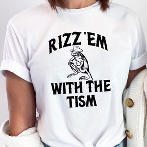 Rizz em with the Tism Neurodivergent Autism Awareness Autism Shirt, Funny Frog Shirt, Autism Awareness Shirt, Neurodiversity Shirt