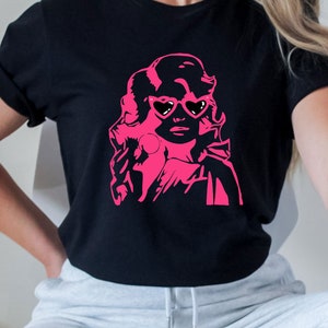 Dolly Parton with Sunglasses Shirt, Dolly Parton Sweatshirt, Dolly Hearts Sunglasses Tee, Dolly Parton Graphic Hoodie image 3