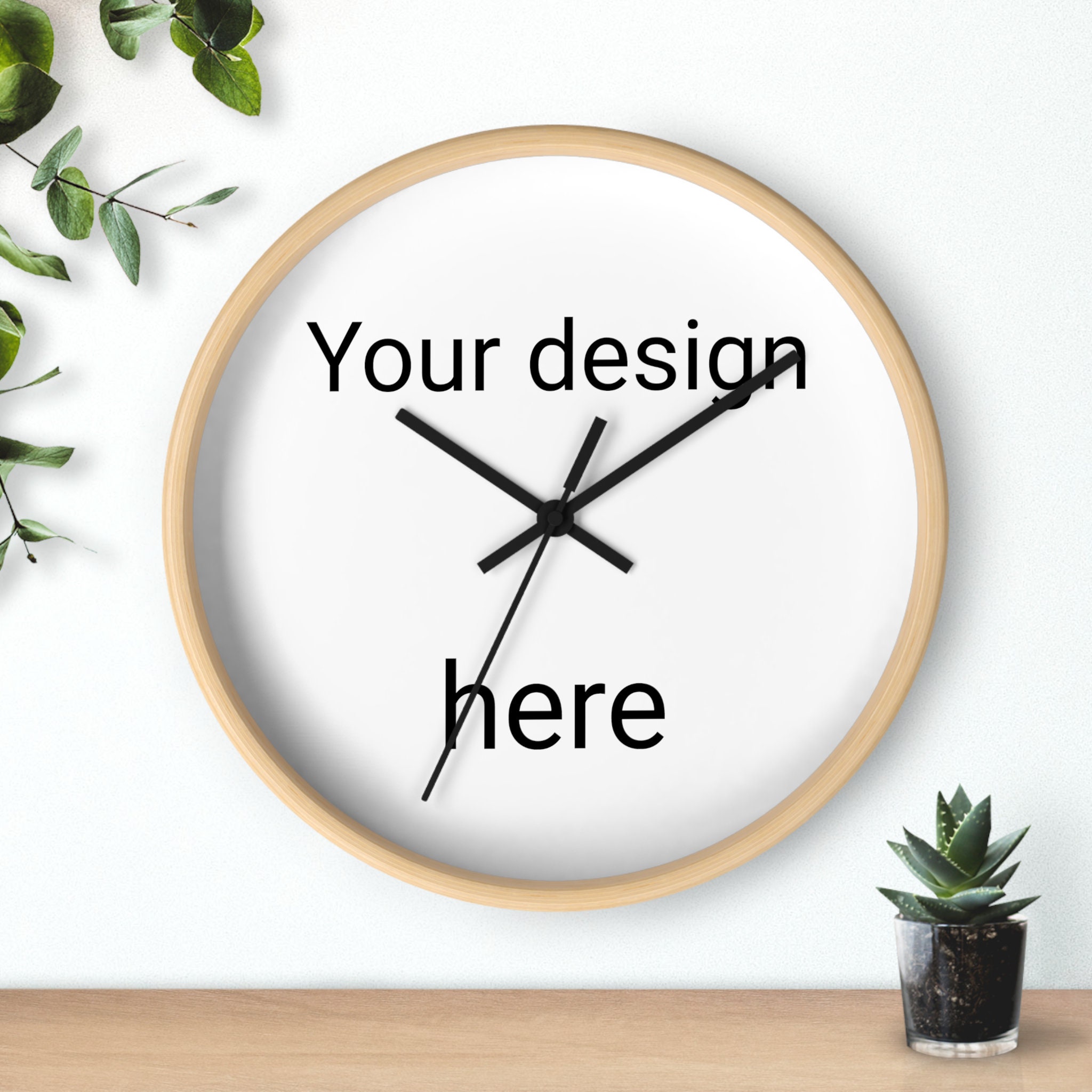 Unique Personalized Wall Clock With Custom Photo Perfect Home