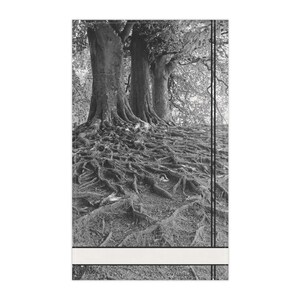 Roots at Avebury Black and White Photo on Kitchen Towel England Decor High Quality Print