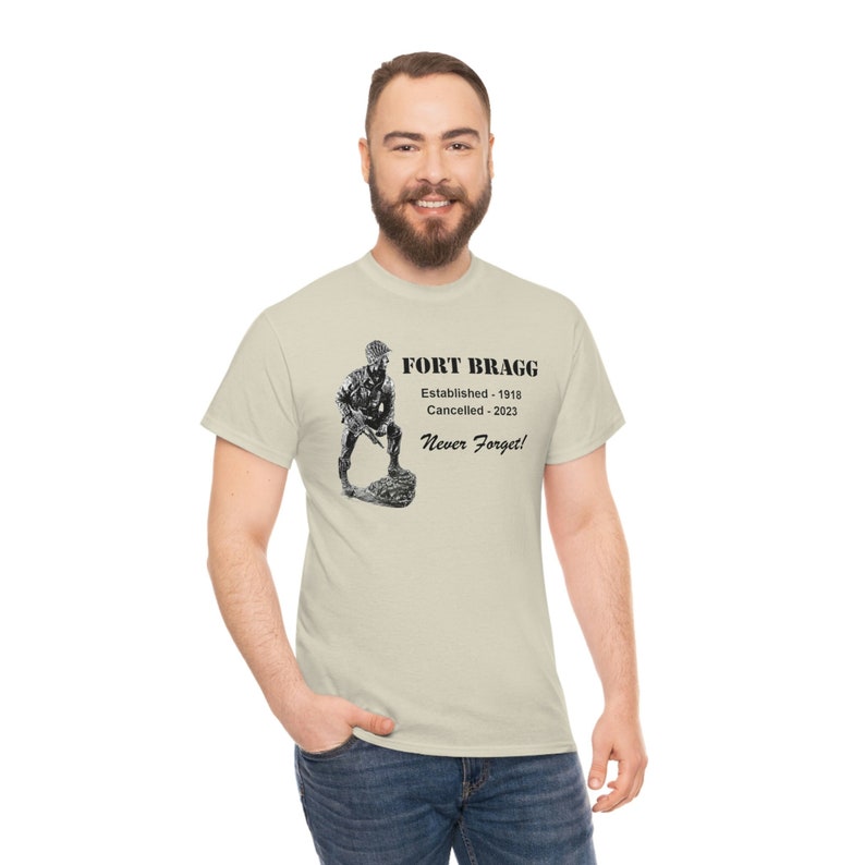Fort Bragg "never Tshirt Etsy