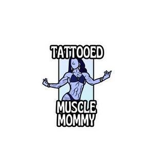 Tatuerade muskelmamma-dekaler, tatuerade muskelmamma-klistermärken, muskelmamma-dekaler, tatuerade muskelmamma-laptopdekaler, muskelmamma-vinyldekaler