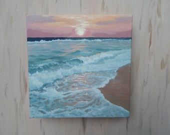 Sunset Beach Canvas Art