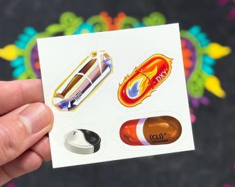 Antibiotic Pill Vinyl Stickers - Doctor, Pharmacist, Nurse Gift