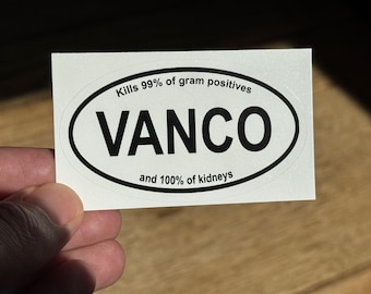 Funny Antibiotic Slogan Sticker – Medical Humor Gift