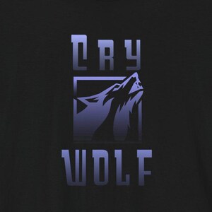 Cry Wolf, Graphic Tee, Unisex T-Shirt for Nature Lovers, Casual Wear, Gift for Adventurers, Wildlife Enthusiasts, Summer Outing