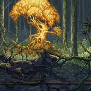 Assimilation - Custom Playmat, Fantasy Art, Card Game Accessories, Magic Playmat, Fantasy Illustration, Fairy Tale Art