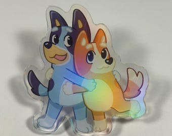 bluey and bingo pin
