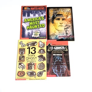 Vintage Ghost Stories books for kids lot 13 Ghosts: Strange But True Stories Civil War Ghosts America&#39;s Most Haunted Halloween scary story