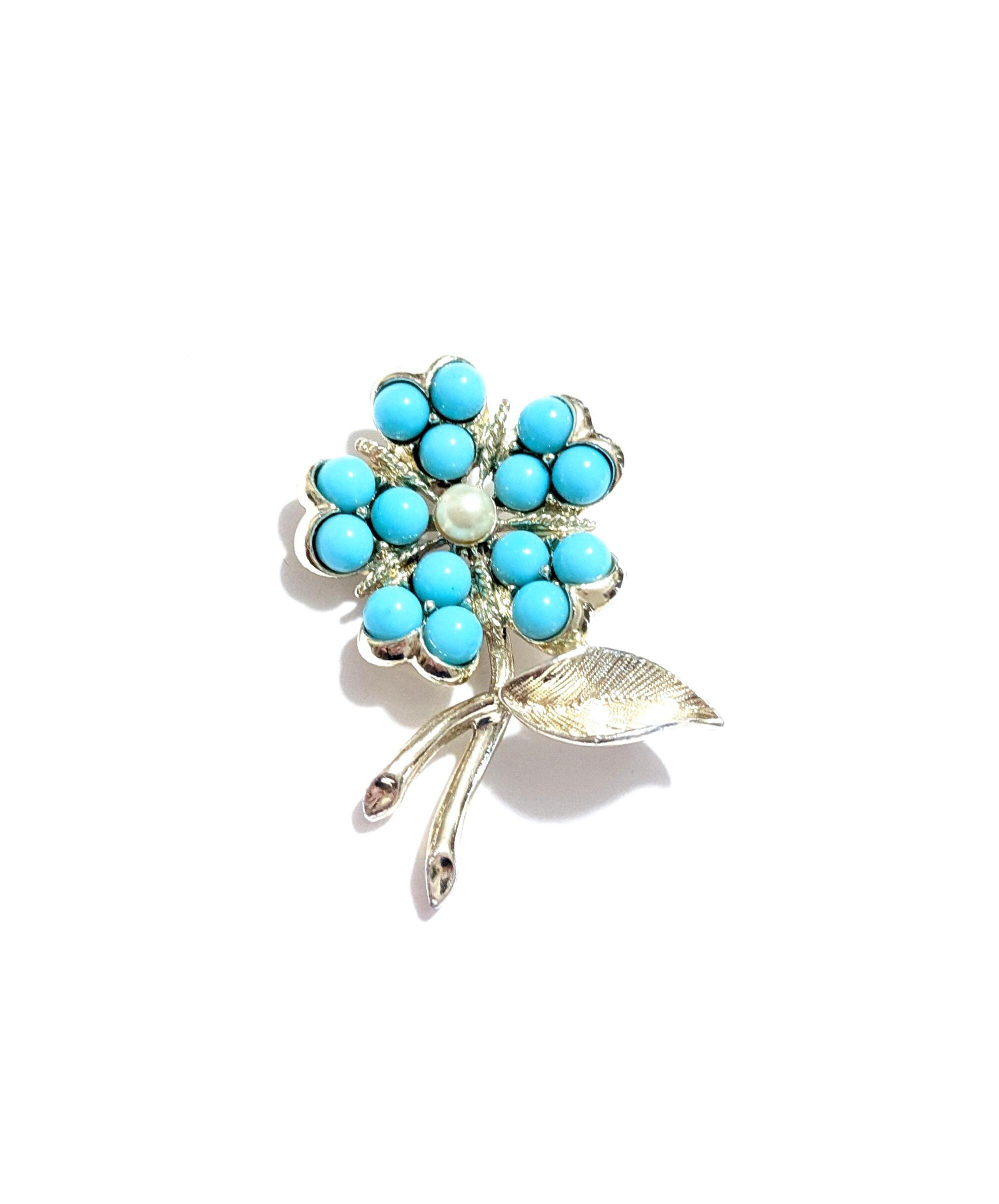 Vintage Sarah Coventry Flower Brooch - Etsy