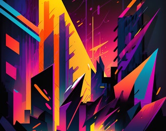 Neon Nights - Etsy