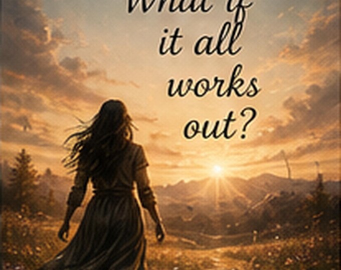What If It All Works Out Wall Art: Inspirational Digital Download