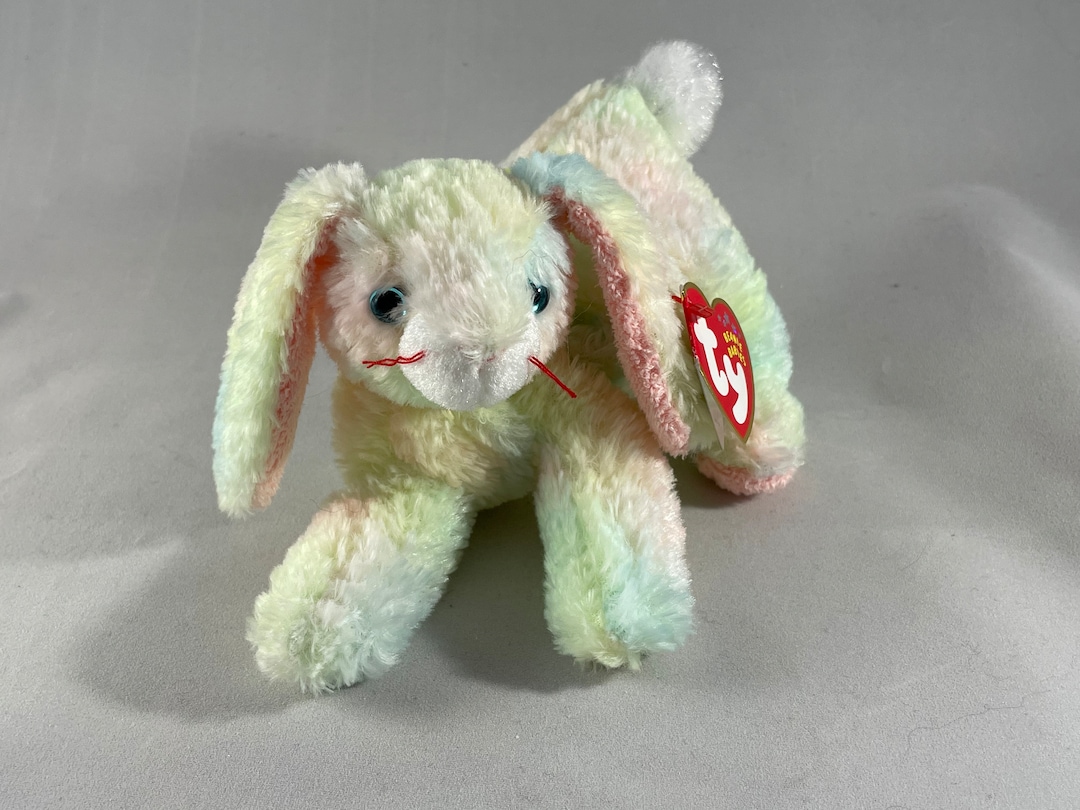 Cottonball bunny Rabbit Ty Beanie Babies Etsy