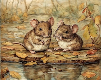 Mice Design Printable Paper Download