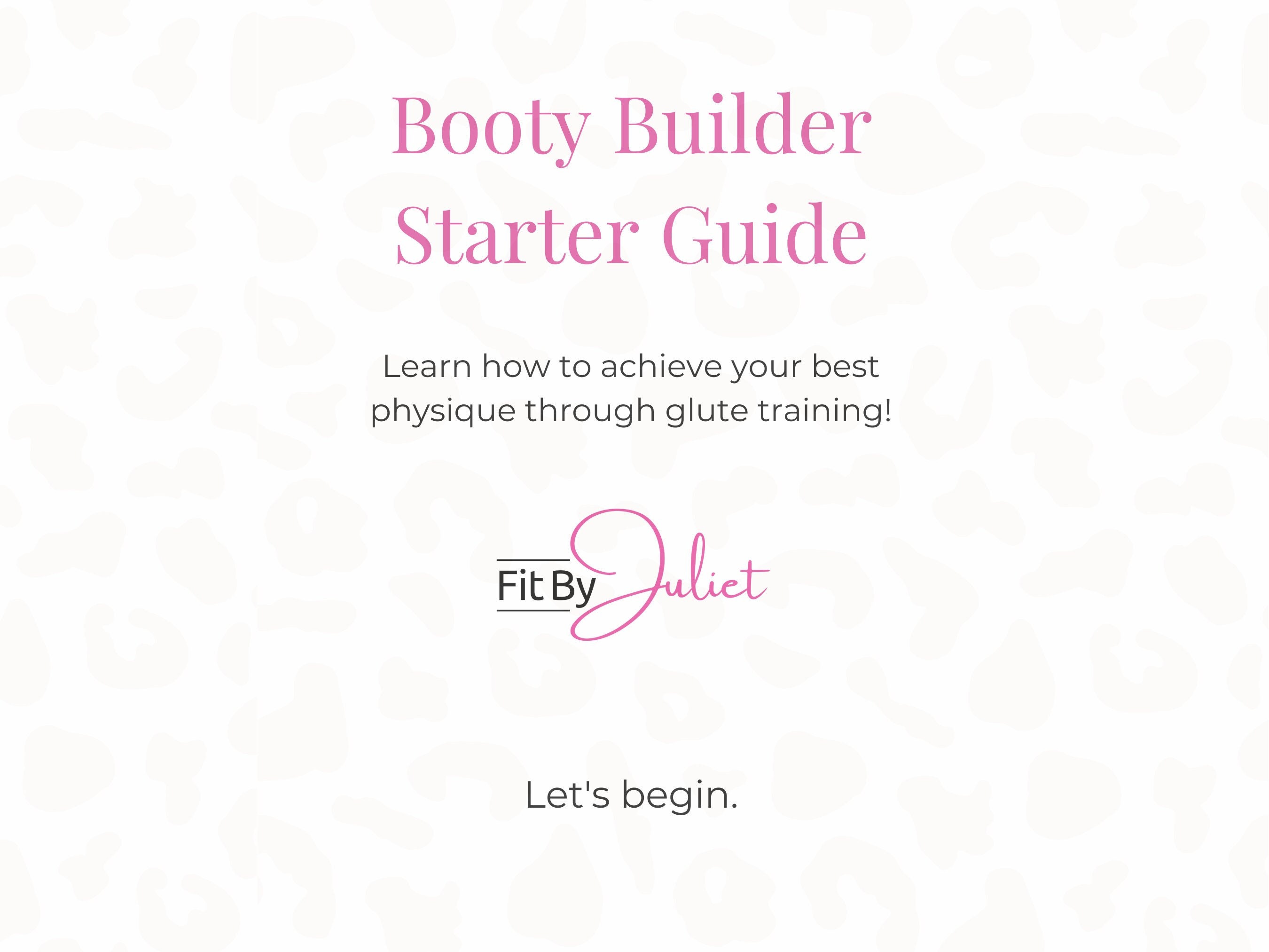 Booty Builder Starter Guide Template Etsy Canada