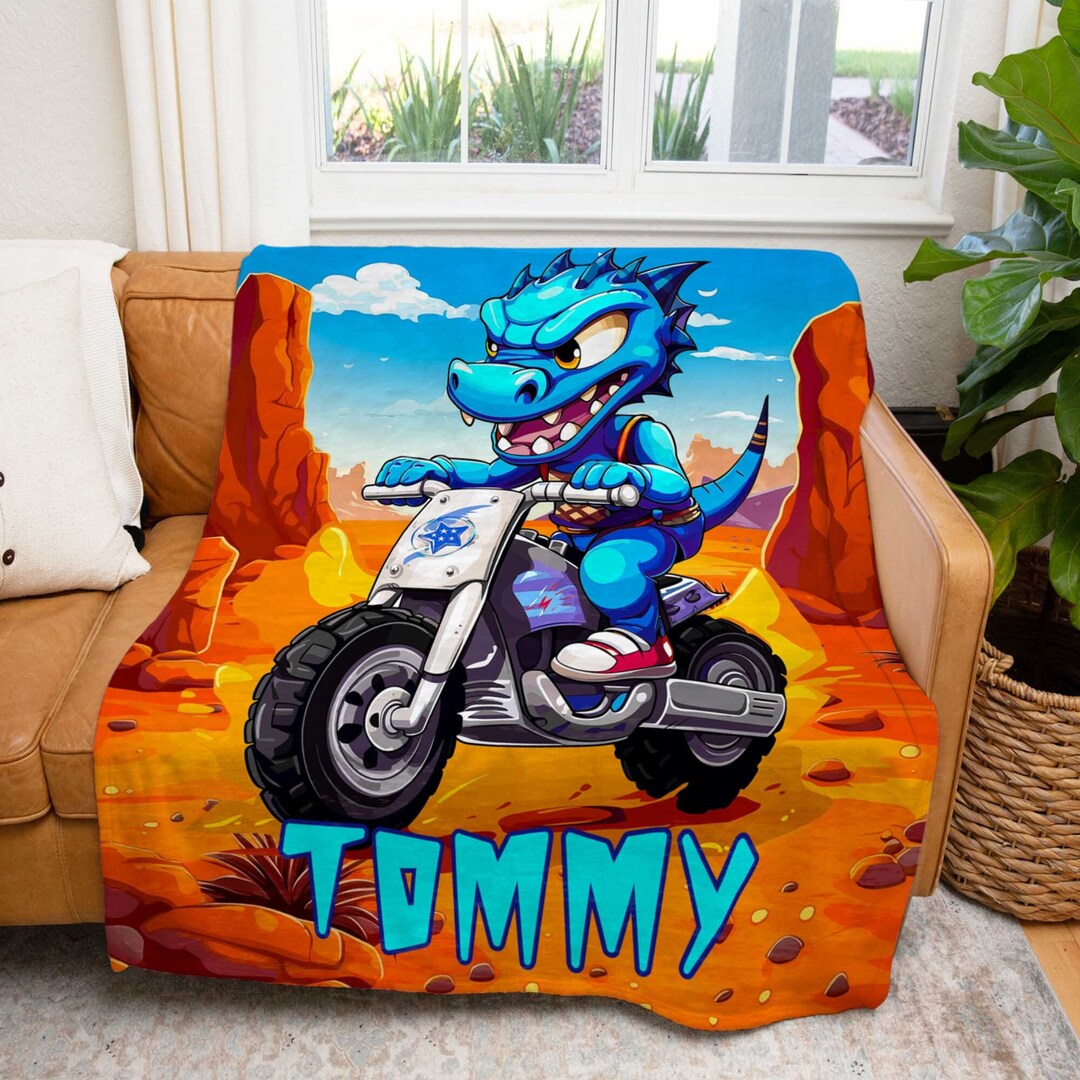 Custom Boys Blanket Personalized Boys Blanket With Name Etsy