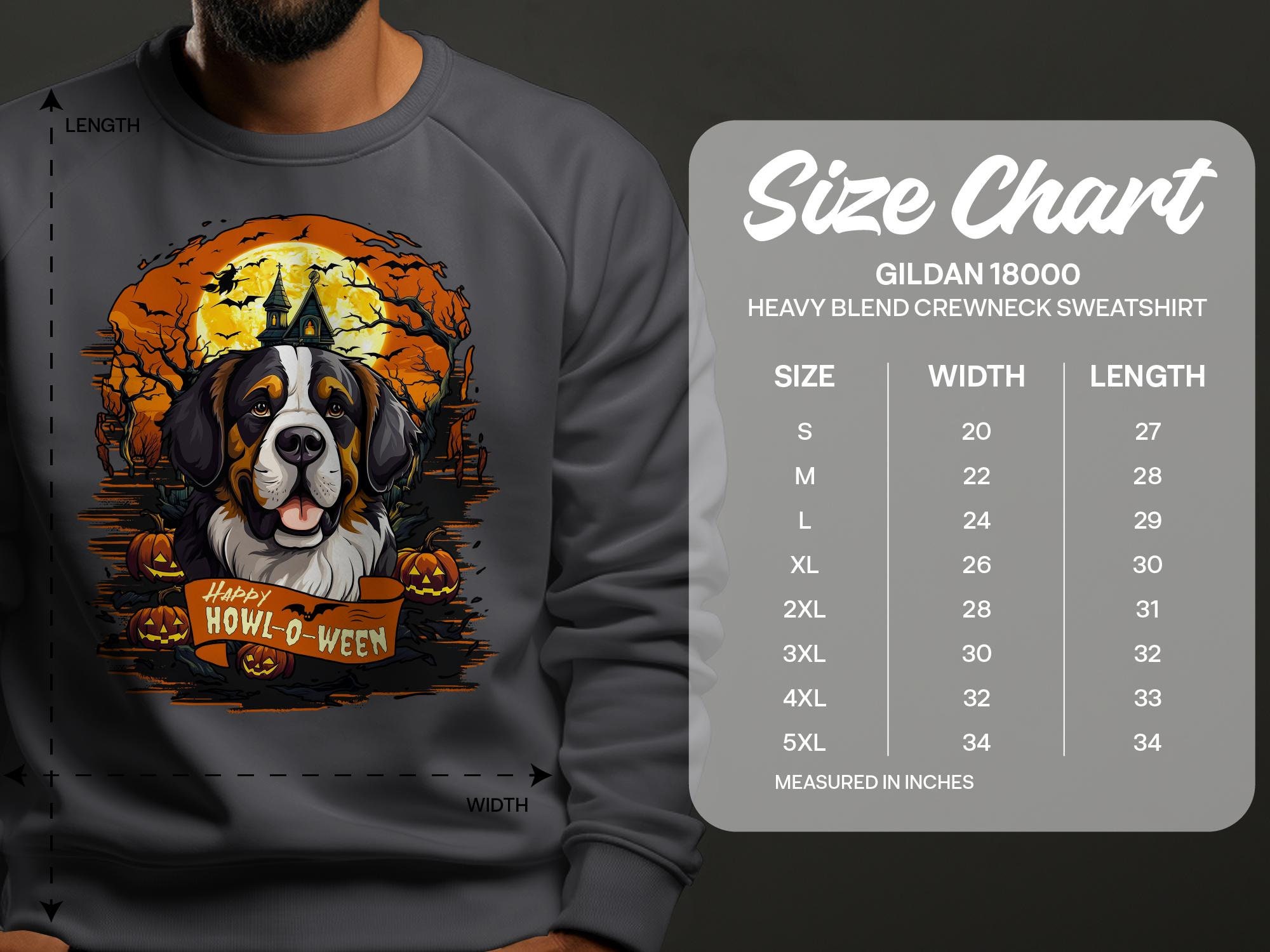 Discover Spooky Saint Bernard Shirt, Halloween Shirt, Saint Bernard Mom Halloween Dog Shirt Saint Bernard Dad Saint Bernard Gifts