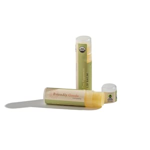 Lip Balm Organic and Fair Trade - Tea Tree & Peppermint, 0.25 oz