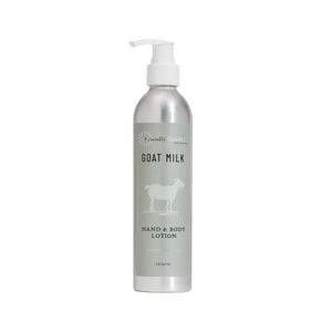Goat Milk Lotion - Lavender & Sage 8 oz. | Handmade | For Body | Moisturizer | Skin Care | Hand and Body | Body Butter | Cream | Goats