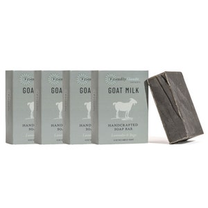 Lavender & Sage Goat Milk Soap (4-Pack) | Handmade Goat Milk Soap | Moisturizing Soap | Sensitive Skin | Gifts for Him/Her | Natural Soap