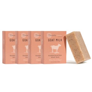 Goat Milk Soap Bar White Tea & Ginger (4-Pack) | Handmade Goat Milk Soap | Moisturizing Soap | Sensitive Skin | Gifts for Him/Her | Natural