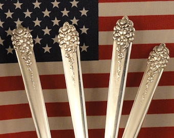 MOSS ROSE Silverplate Sets _ Forks _ Spoons _ Knives _ Serving Pieces _ Polished & Table Ready
