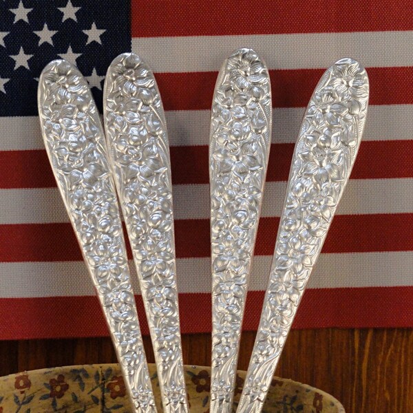 NARCISSUS Silverplate _ Forks _ Spoons _ Knives _ Serving Pieces _ Polished & Table Ready - Excellent Condition - Price per Piece