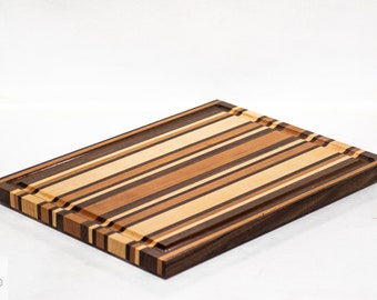 Handmade Custom Wood Cutting Board Tray