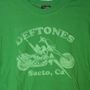Deftones Vintage Motorcycle Club Tee Sacto, CA 2002
