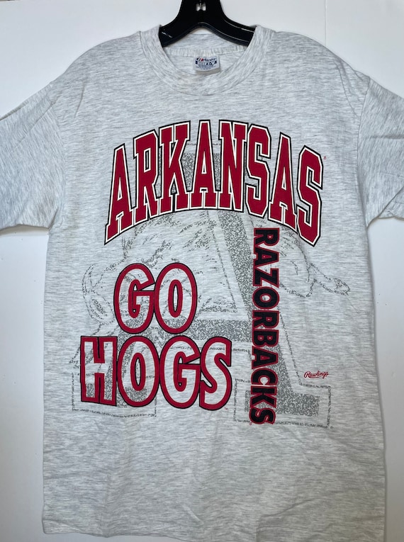 Arkansas Razorbacks Go Hogs! Vintage Tee 1990