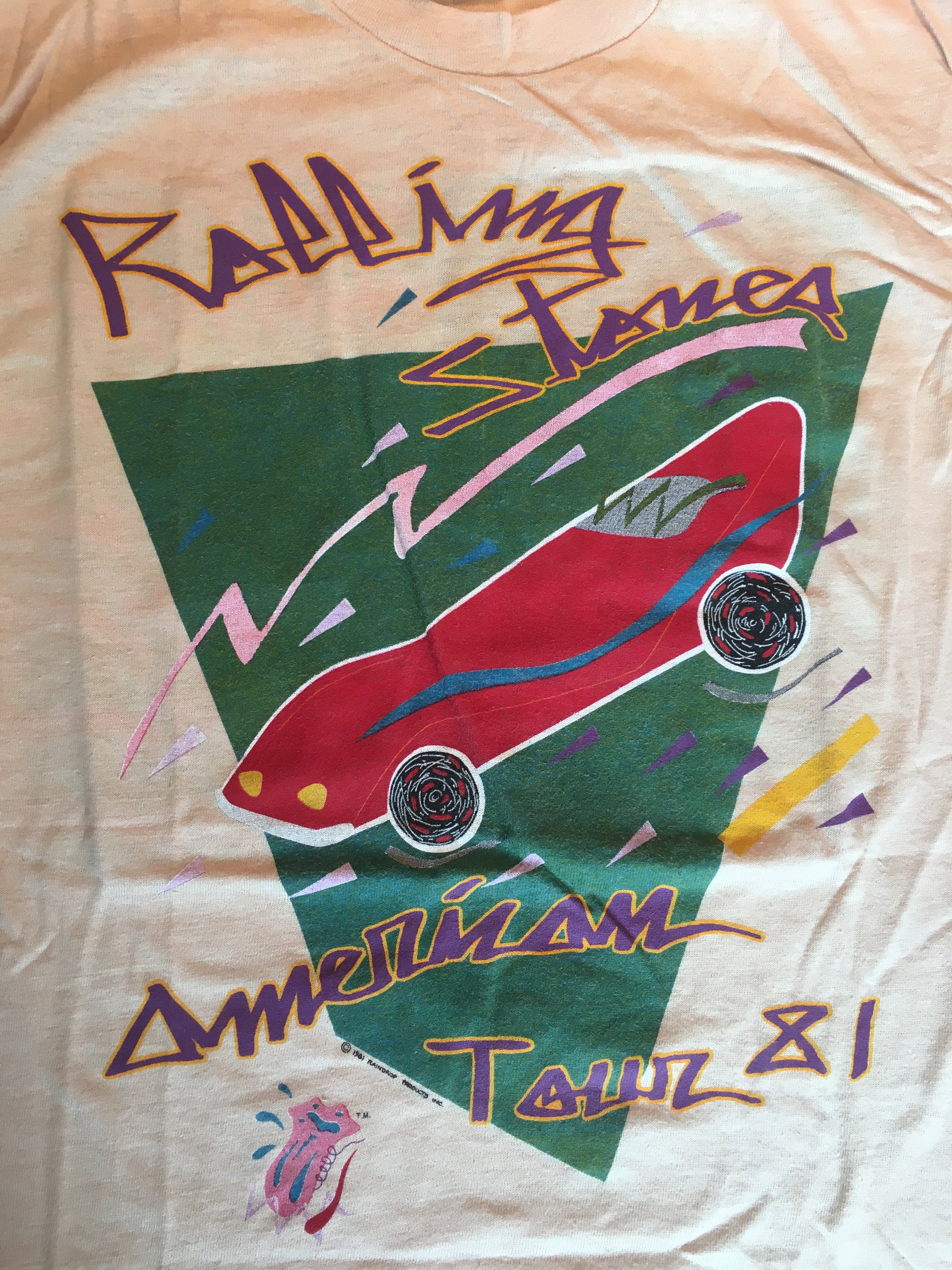 Rolling Stones American Tour 1981 Racing Car Original