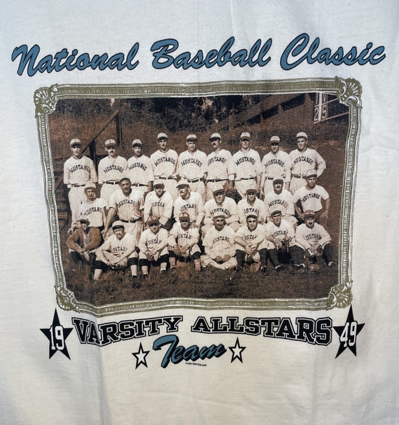 Vintage Tee Retro Baseball "National Classic VARSI