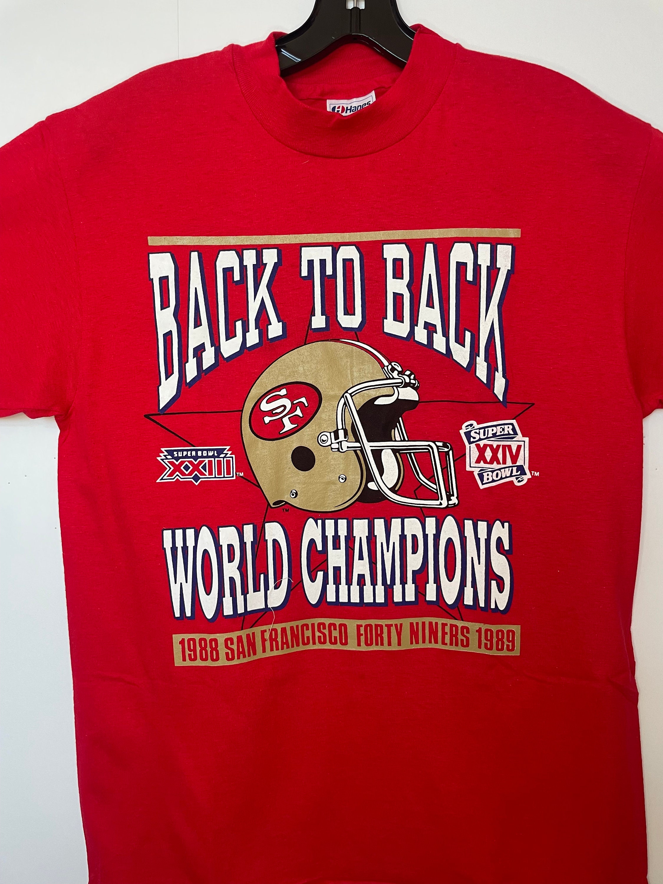 VINTAGE FORTY NINERS 1988 CHAMPIONS T