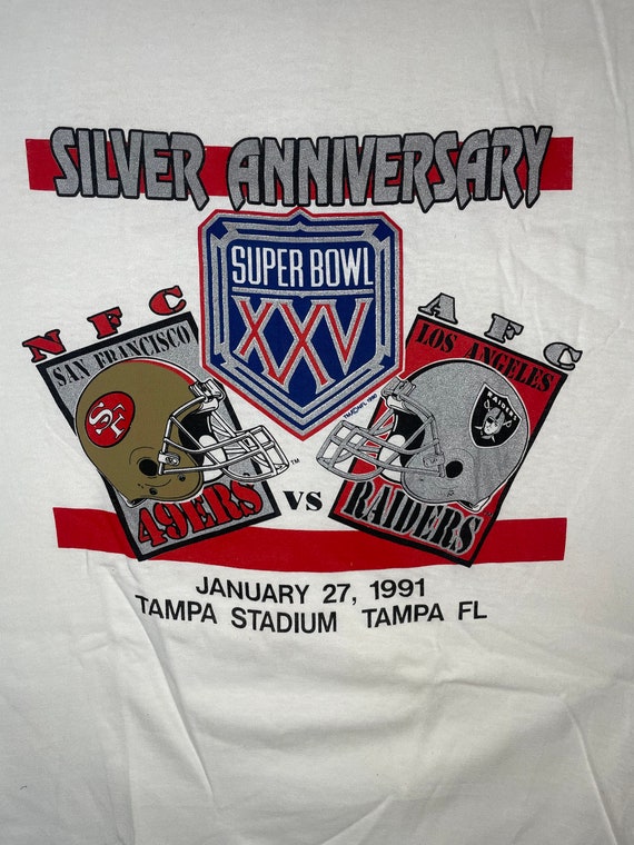 Vintage Tee 1991 49ers vs Raiders Super Bowl That 