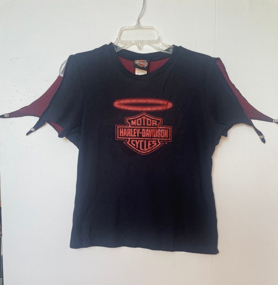 Harley Davidson Women's/Juniors Split Sleeve Vinta