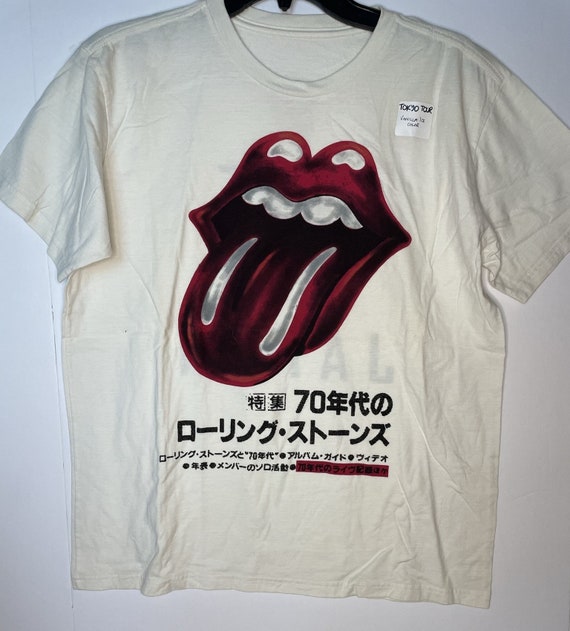 ROLLING STONES Tシャツ TOKYO1990 日本公演 Rolling Stones Japan Tour Tee Commemorative Shirt - Etsy